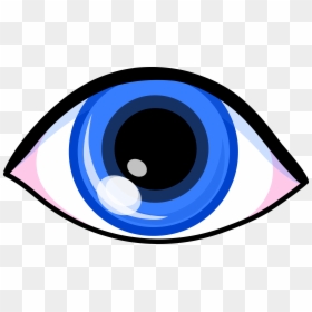 Blue Eye Clipart, HD Png Download - eyeball png