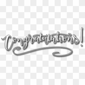 Calligraphy, HD Png Download - congratulations png