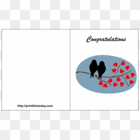 Wedding Congratulation Cards Free, HD Png Download - congratulations png