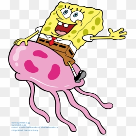 Spongebob Jellyfish Coloring Pages, HD Png Download - spongegar png