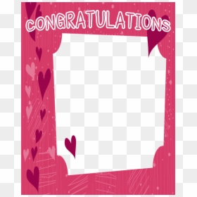 Congratulations Frame Png, Transparent Png - congratulations png
