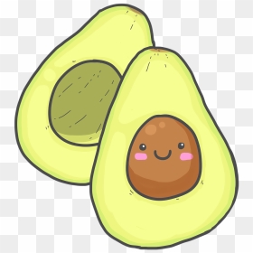 Avocado Cartoons, HD Png Download - avocado png