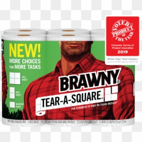 Brawny Tear A Square, HD Png Download - lower third png