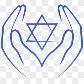 Hands Holding Star Of David, HD Png Download - star of david png