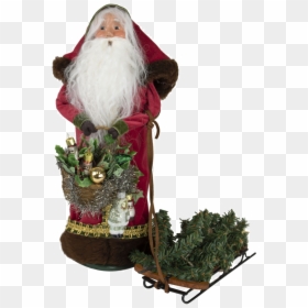 Byers Choice Trim A Tree Santa, HD Png Download - santa beard png