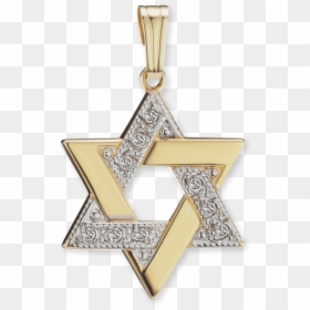 Necklace, HD Png Download - star of david png