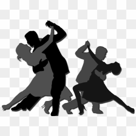 Ballroom Dance Argentine Tango Silhouette - Salsa Dancing Clipart, HD Png Download - tango png