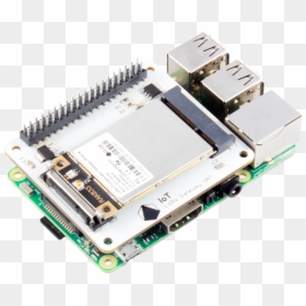 Pi Supply Iot Lora Gateway Hat With Raspberry Pi 3 - Raspberry Pi Lorawan Gateway Hat, HD Png Download - raspberry pi 3 png