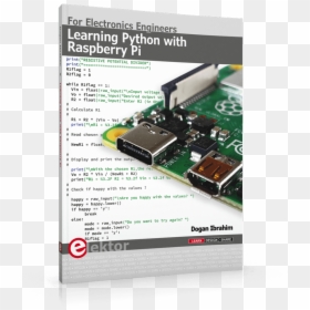 Learning Python With Raspberry Pi - Microcontroller, HD Png Download - raspberry pi 3 png