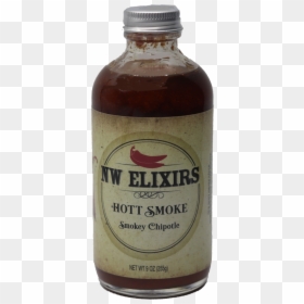 Transsmokenewlabel - Glass Bottle, HD Png Download - smokey png