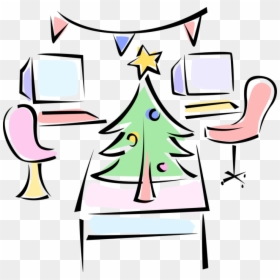 Vector Illustration Of Festive Season Office Party, HD Png Download - party vector png