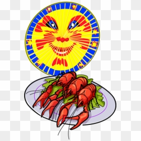 Vector Illustration Of Scandinavian Heritage Swedish - Swedish Crayfish Party Cartoon, HD Png Download - party vector png