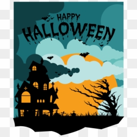 Clip Art Vector Background Illustration Moon - Free Bewitched, HD Png Download - party vector png