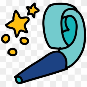 Doodle Icon - Png Clipart Whistle Party Png, Transparent Png - party vector png