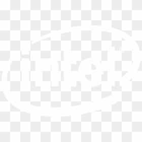 Intel Logo Blanco, HD Png Download - multimedia png