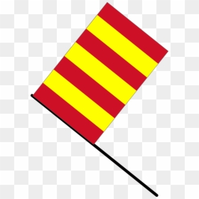 Yellow Red Stripped Flag - Yellow And Red Striped Flag F1, HD Png Download - racing stripes png