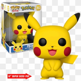 Funko Pop 10 Inch, HD Png Download - pokemon pikachu png