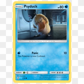 Thumbnail - Detective Pikachu Psyduck Card, HD Png Download - pokemon pikachu png