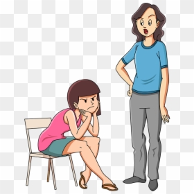 Mom-3273202 1280 - Mother And Teenager Cartoon, HD Png Download - teens png