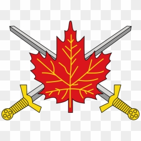 File Canadian Army Badge - Canadian Army Flag, HD Png Download - canada leaf png
