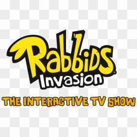 Rabbids Invasion The Interactive Tv Show Logo, HD Png Download - rabbid png