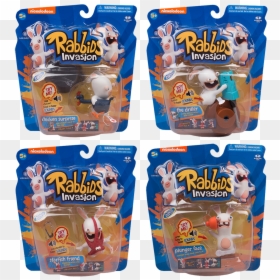 Rabbids Invasion Sounds And Action 3” Action Figure - Action Figure, HD Png Download - rabbid png