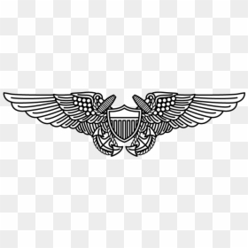 Naval Flight Officer Pin, HD Png Download - pilot wings png