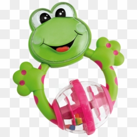 Fun Teething Rattle Frog - Chicco Frog, HD Png Download - rattle png