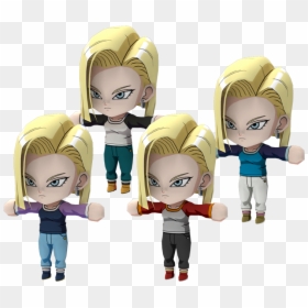 Android 18 Png - Fighter Z Android 18 Casual, Transparent Png - zip png