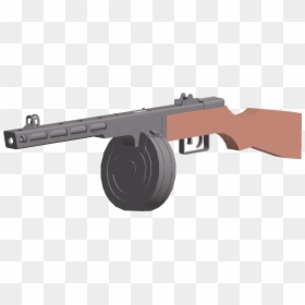 Ppsh-41 Png - Firearm, Transparent Png - ppsh png
