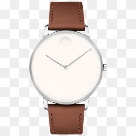 Movado Face - Analog Watch, HD Png Download - leather strap png
