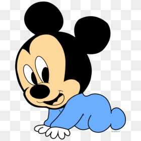Baby Mickey Drawing Blue Dress Clipart Png - Blue Baby Mickey Mouse, Transparent Png - dress clipart png