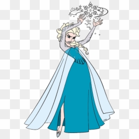 Elsa Disney Clipart Lois Griffin In Dress Transparent - Elsa, HD Png Download - dress clipart png