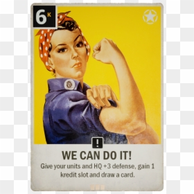 Rosie The Riveter, HD Png Download - we can do it png