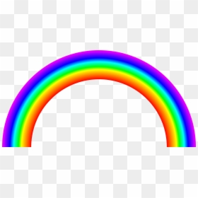 File Half Arc Continous - Transparent Background Rainbow Clipart, HD Png Download - rainbows png