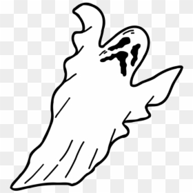 Ghost Scary For Halloween Spooky Clipart Free Images - Spooky Ghost Clipart, HD Png Download - creepy hand png