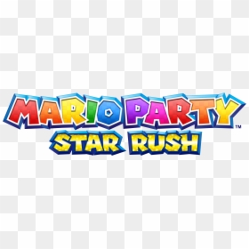 Mario Party Star Rush Logo, HD Png Download - mario party png
