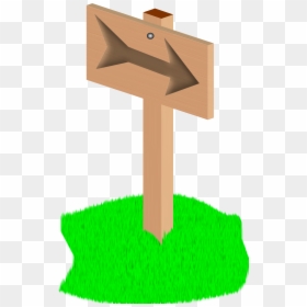 Sign Post Clip Arts - Direcciones Animado, HD Png Download - cross sign png