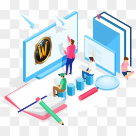 Wow Game Time - Criação Desites Wordpress, HD Png Download - wow.png