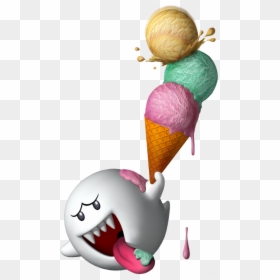 Most Boos Spend There Time Haunting Random Toads And - Mario Party Ice Cream, HD Png Download - mario party png