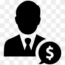 Businessman Earnings Salesman Salesman Icon Png-, Transparent Png - businessman icon png