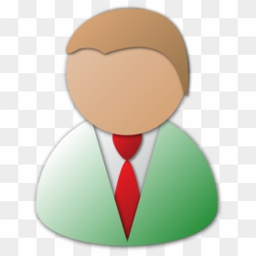Business Person Vector Icon - Business Person Clip Art, HD Png Download - businessman icon png