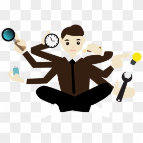 Human Behavior,thumb,business - Multitasking Clipart, HD Png Download - business people icon png