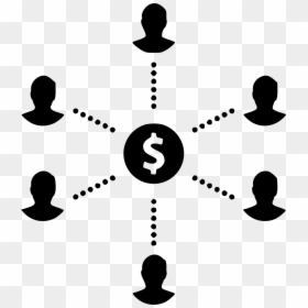 Transparent Group Of Business People Clipart - People Network Icon Png, Png Download - business people icon png
