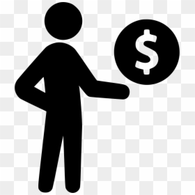 Business Earnings Dollar Income Profit - Person Income Png, Transparent Png - business people icon png