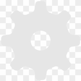 Process Icon White Png , Png Download - Transparent White Gear Icon, Png Download - process icon png