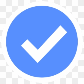 Blue Tick In Circle, HD Png Download - blue checkmark png