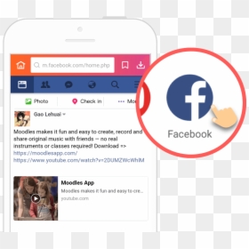 Comment Télécharger Une Vidéo Sur Facebook, HD Png Download - youtube app png