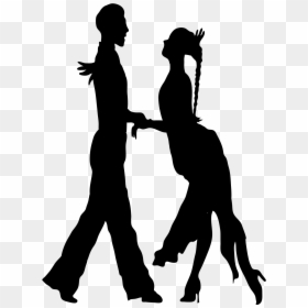 Dance Silhouette Euclidean Vector - Png Of People Dancing Silhouette, Transparent Png - man face png