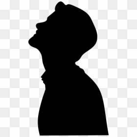 Man, Face, Silhouette, Thinking, Looking, Alone, Attractive, - Free Silhouette Man Thinking, HD Png Download - man face png